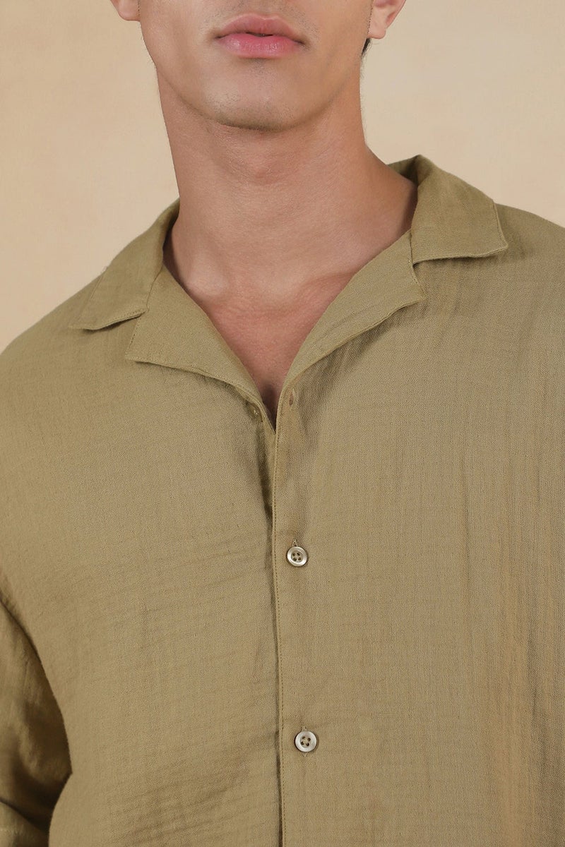 fyltr Men's Half Sleeve Solid Shirt - 100% Cotton | Regular Fit | Camp Collar | Casual Shirts for Men - Image 5